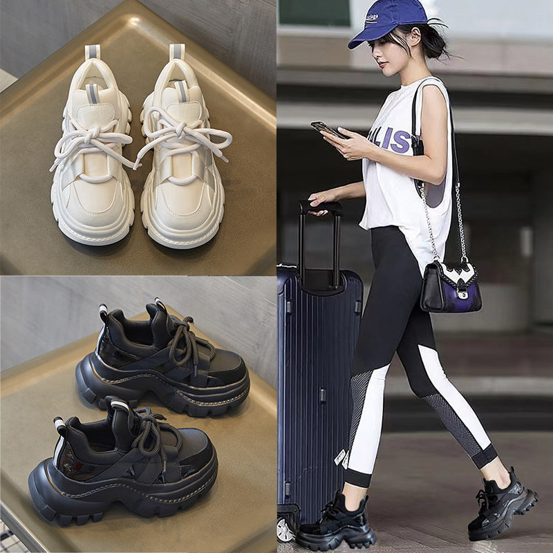 Height Increasing Insole Dad Trendy Autumn Women's Sports Shoes
