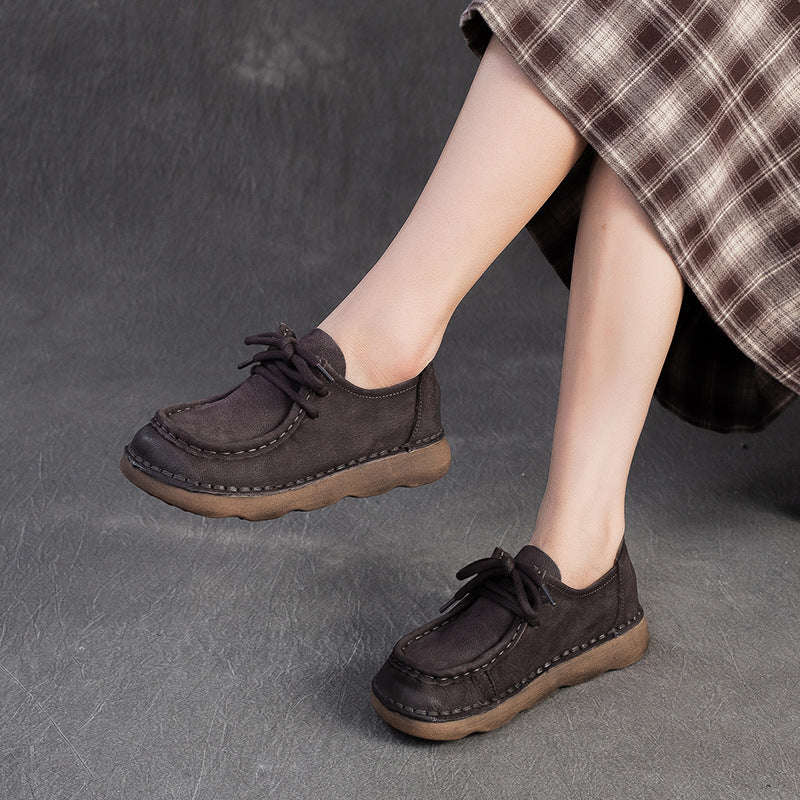 Women's Comfortable Versatile Single-layer Commuter Retro Style Men's Shoes