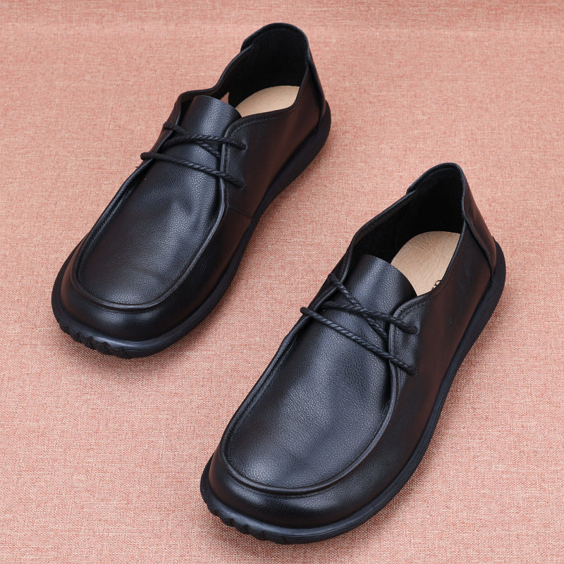 Men's Top Layer Cowhide Genuine Soft Bottom Surface Business Men's Shoes