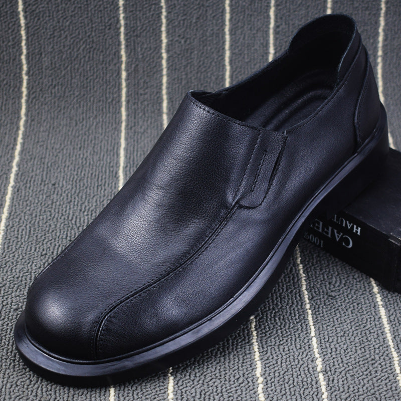 Men's Summer Versatile Soft Genuine Business Leisure Trend Top Men's Shoes