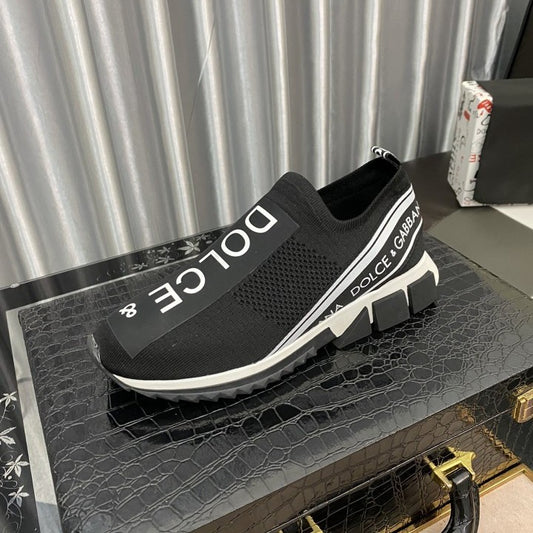 Summer Print Fashionable Black Printed Sports Casual Shoes
