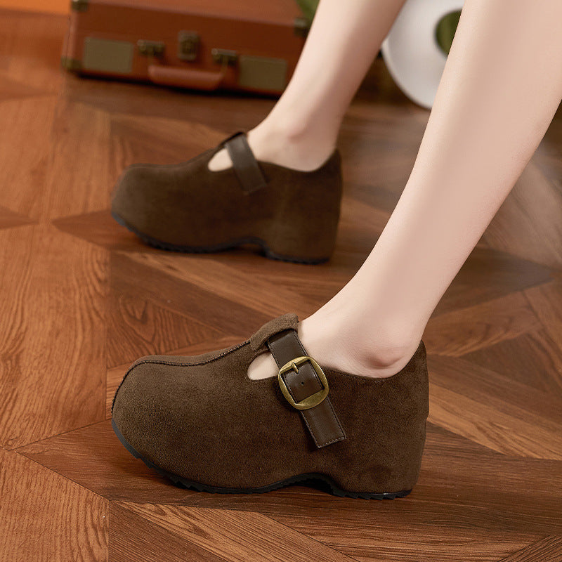 Women's All-inclusive Platform With Hidden Slip-on Mary Women's Fashion Shoes