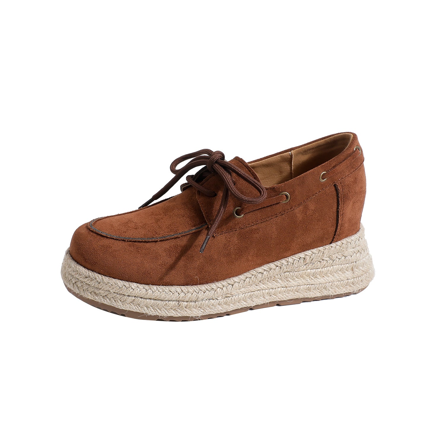 Women's Fisherman Hemp Rope Slip-on Platform Old Money Style Invisible Women's Fashion Shoes