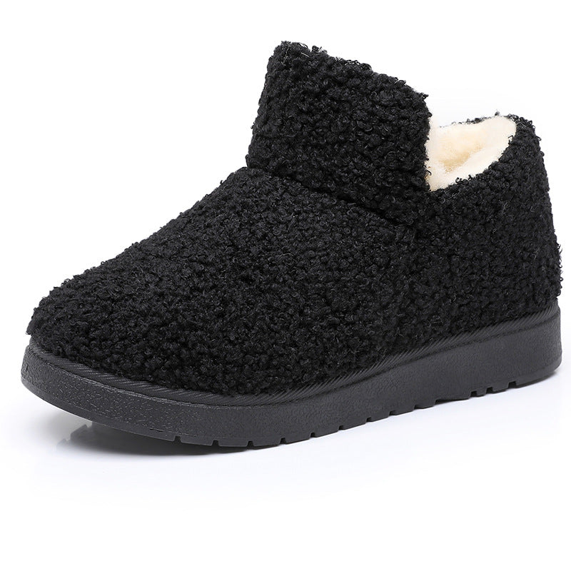 Women's Old Platform Ankle Wrap Cotton Outer Wear Women's Shoes