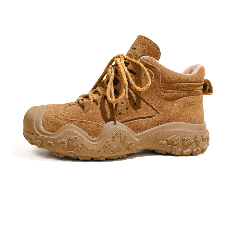 Women's Mountaineering Short British Style Martin Platform Canvas Shoes