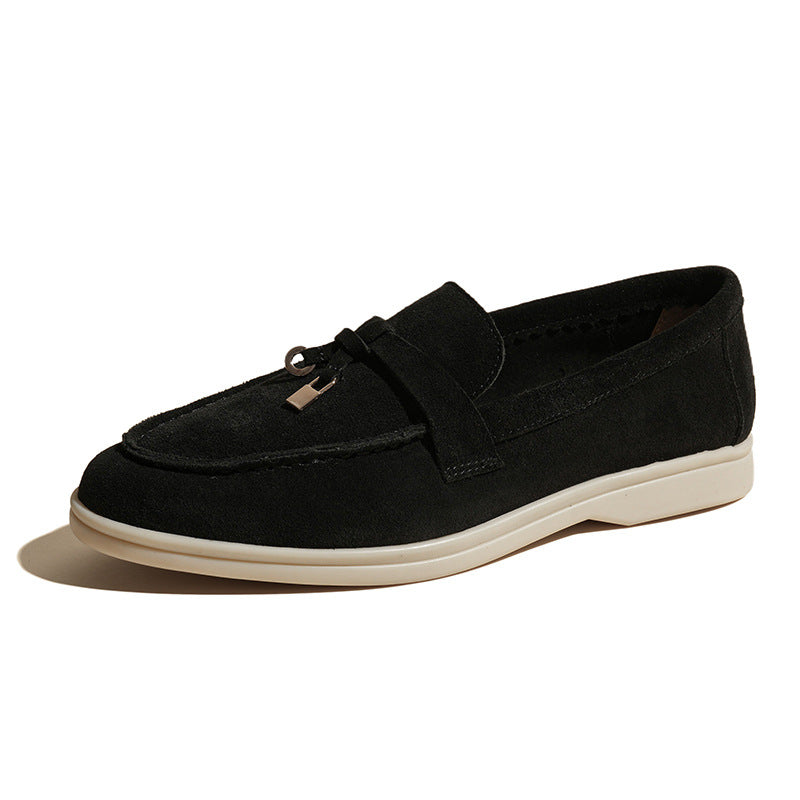 Winter Warm Lovers Fleece-lined One Pedal Loafers