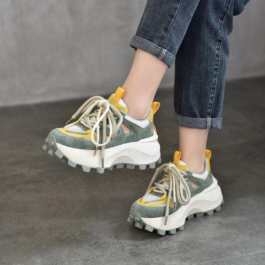 Women's Price Summer Breathable Mesh Sports Thick-soled Sandals