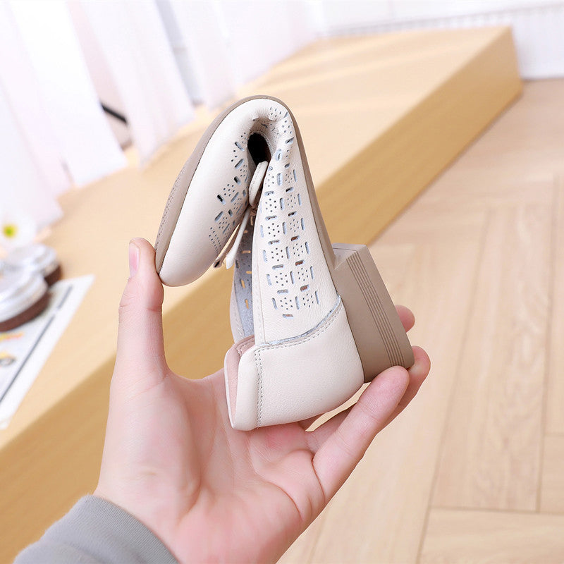 Women's Soft Bottom Comfortable Authentic Hollow Out Women's Shoes