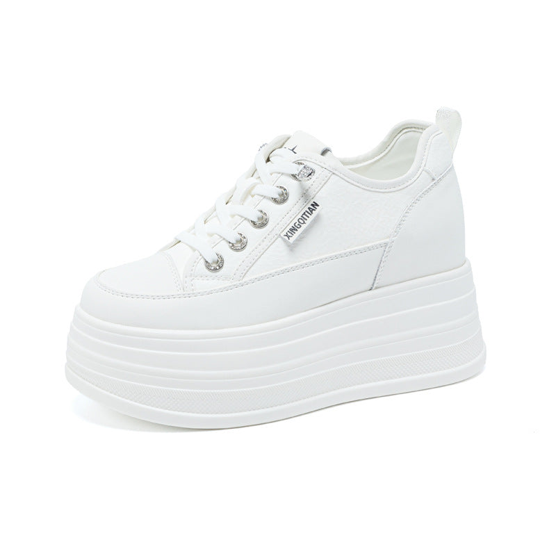 Women's Cm Breathable Spring Short Music Board Platform Height Increasing Women's Casual Shoes