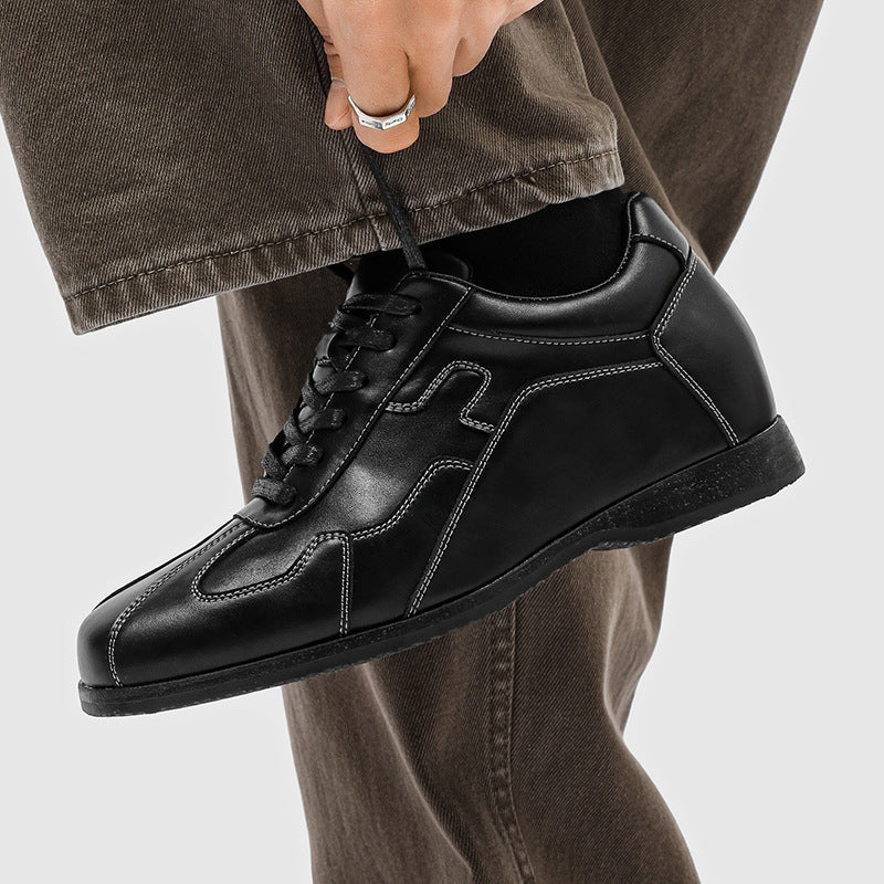Men's Height Increasing Insole Lace Up Small Men's Shoes