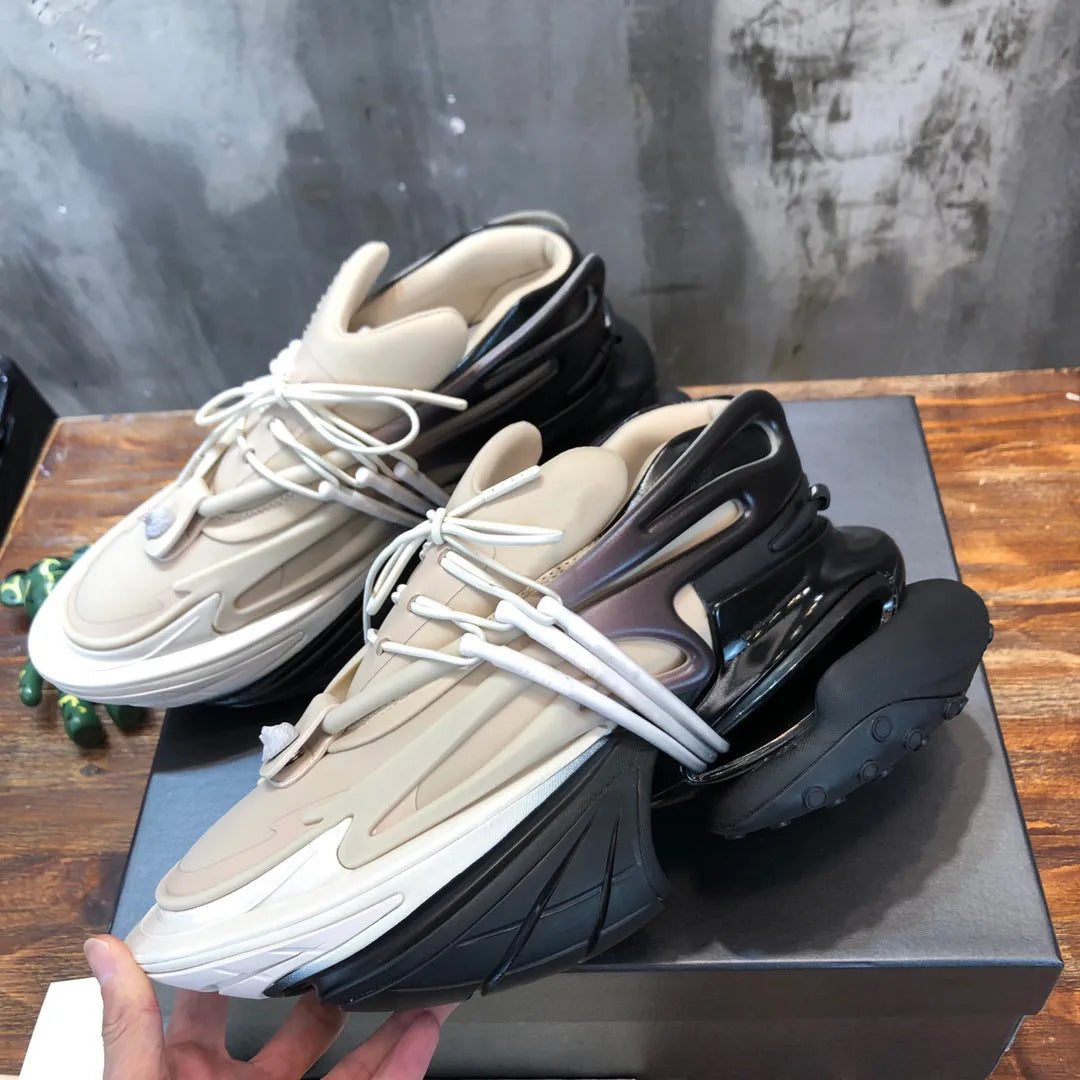 Women's & Men's Spaceship Space Couple Platform Heightened Daddy Men's Sports Shoes