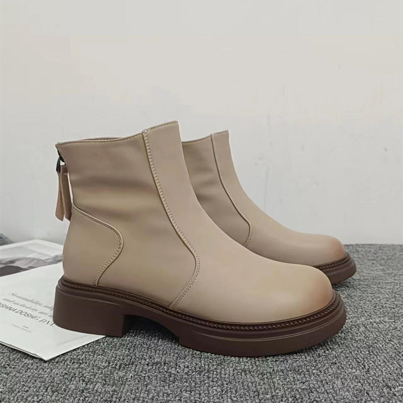 Martin Female British Style Veet Short Big Boots