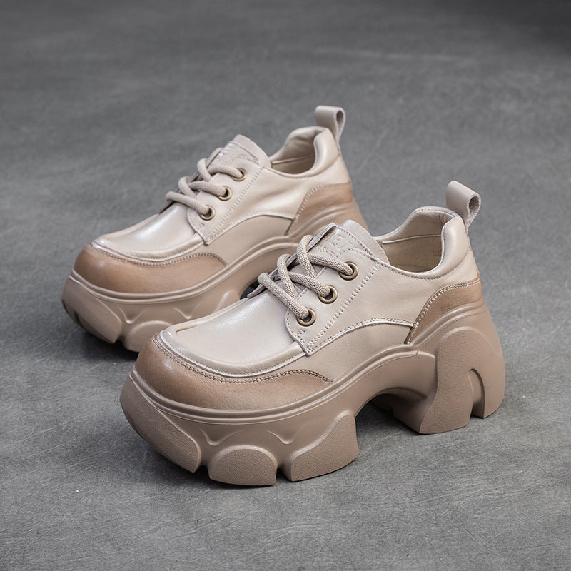 Women's Simple Fashion Platform Versatile Single-layer Comfortable Height Women's Casual Shoes