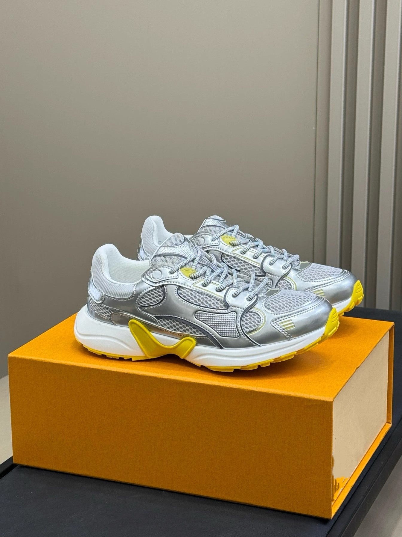 Sier Horn King Color Matching Female Running Couple Women's Sports Shoes