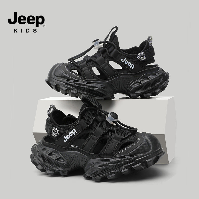 Children's Sports White Boys Breathable Soft Bottom Kid's Sandals