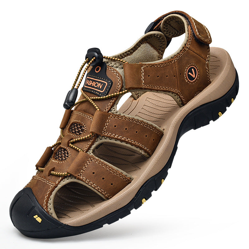 Men's Plus Size Summer Hollow Breathable Outdoor Sandals