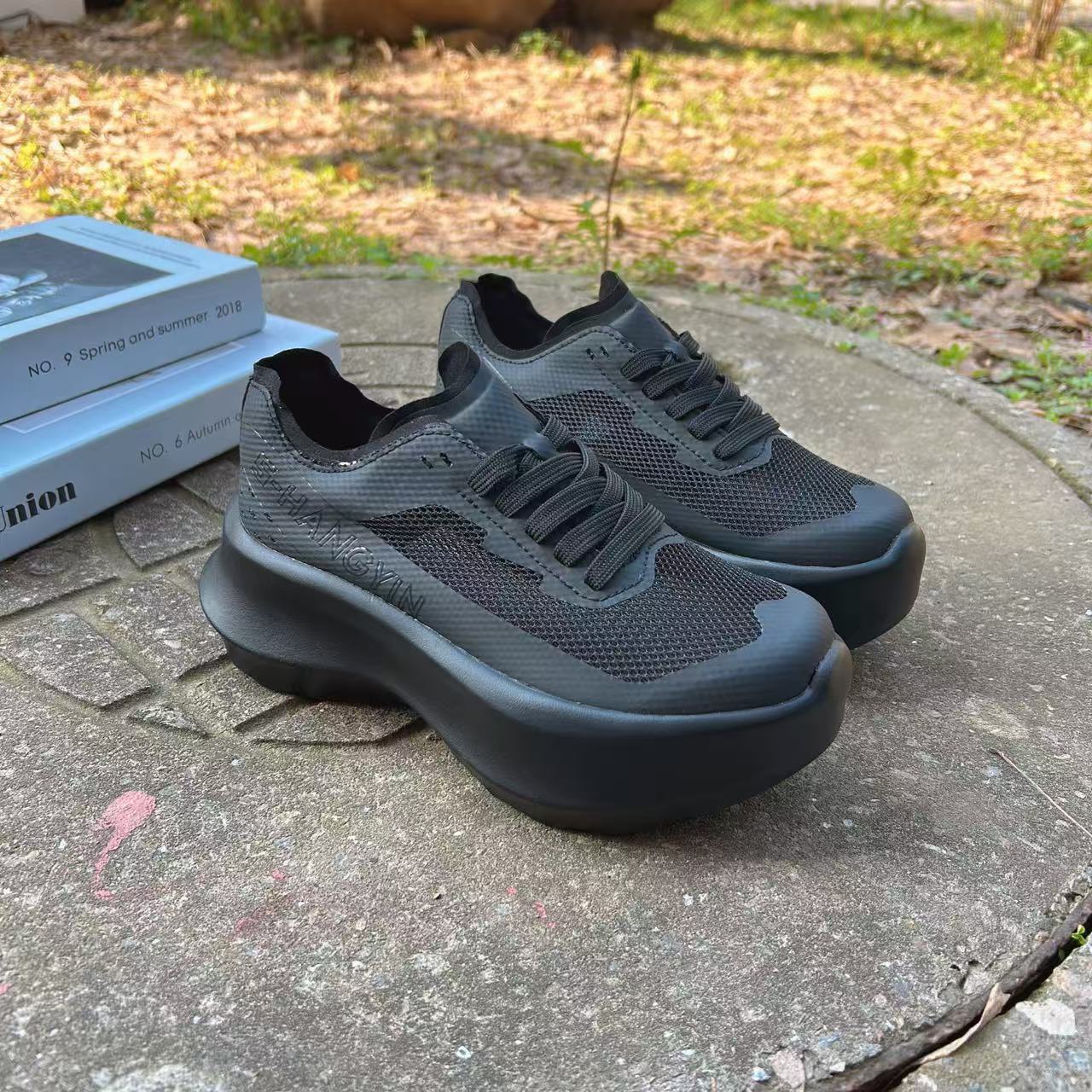 Women's Sa Joint Name Platform Heightened Easy Wear Lace Women's Sports Shoes