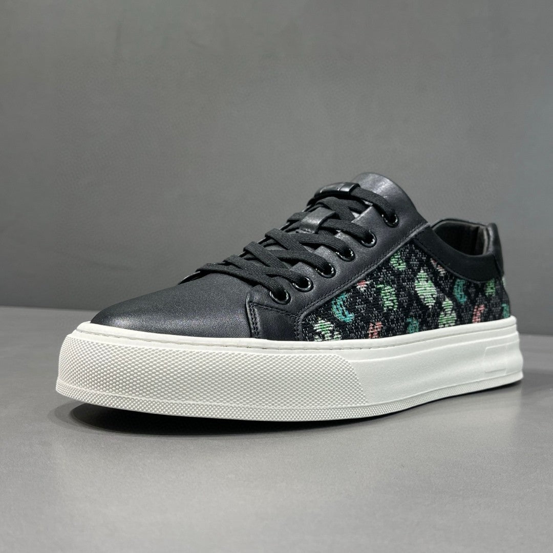Men's Summer Low-cut Genuine Trendy White Breathable Men's Board Shoes