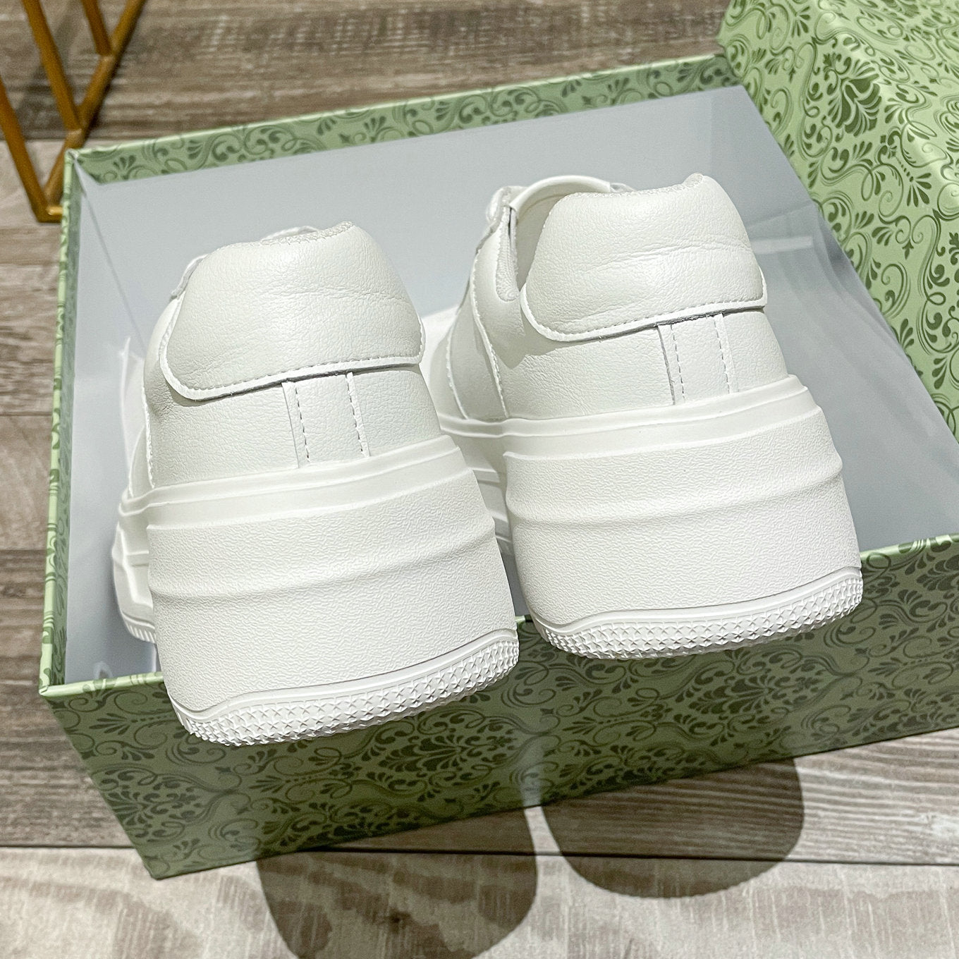 Women's Hidden White Sports Platform Elevator Board Women's Casual Shoes