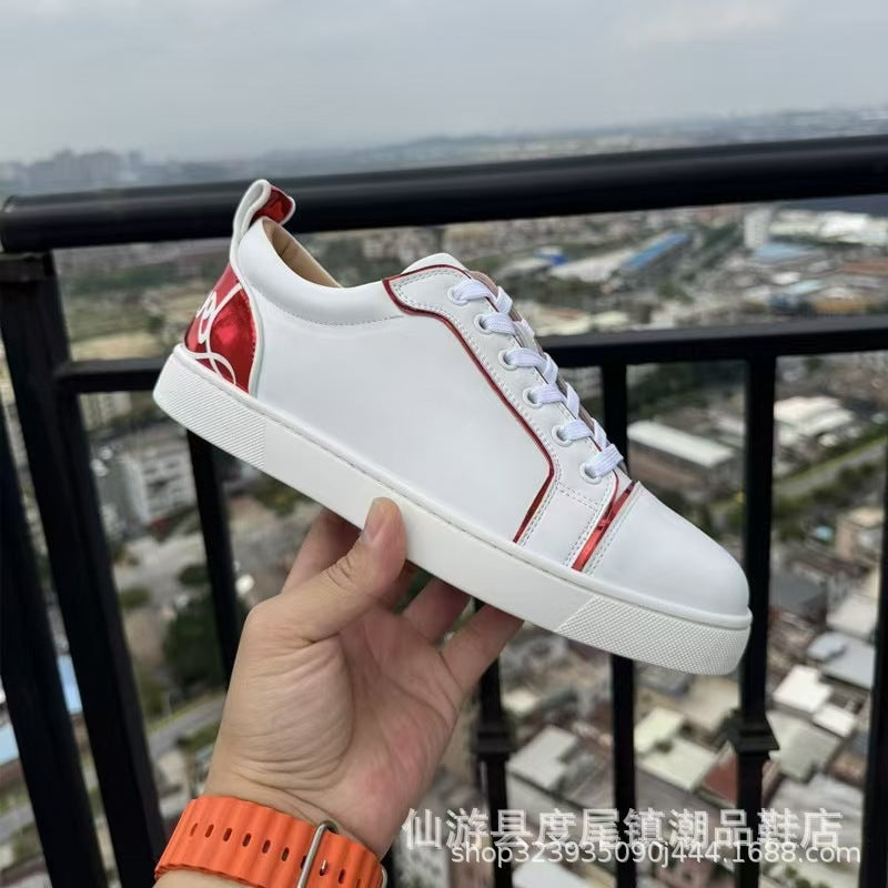 Red Bottom Skate Fashion Couple European Casual Shoes