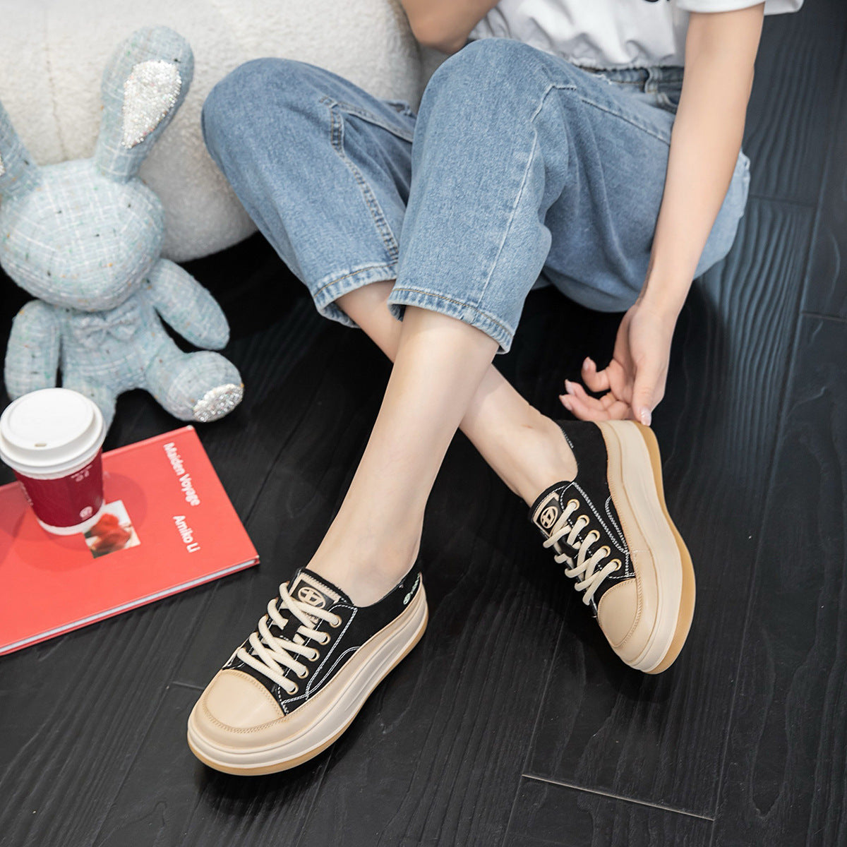 Women's Packaging Top Layer Cowhide Foam Bottom Retro Casual Shoes