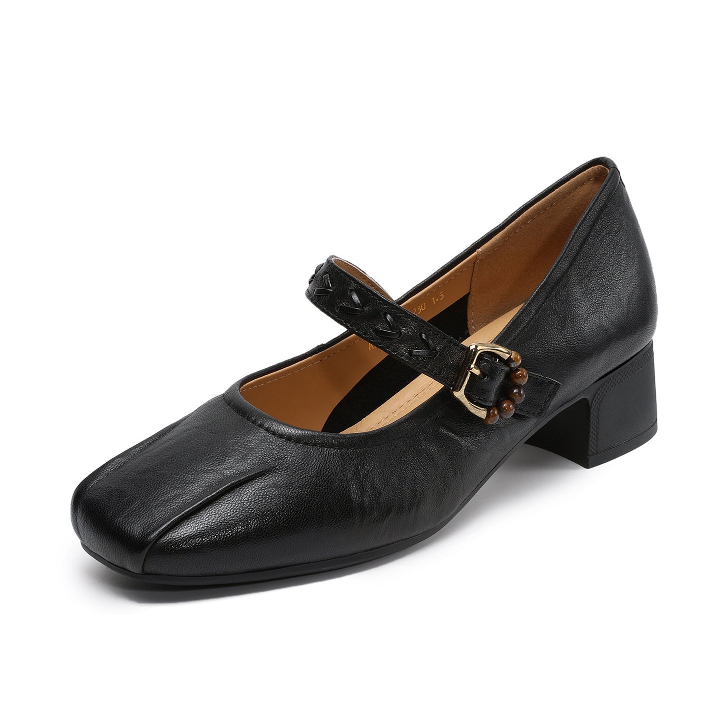 Women's Mary Jane Spring French Style Vintage Thick Bottom Leather Shoes