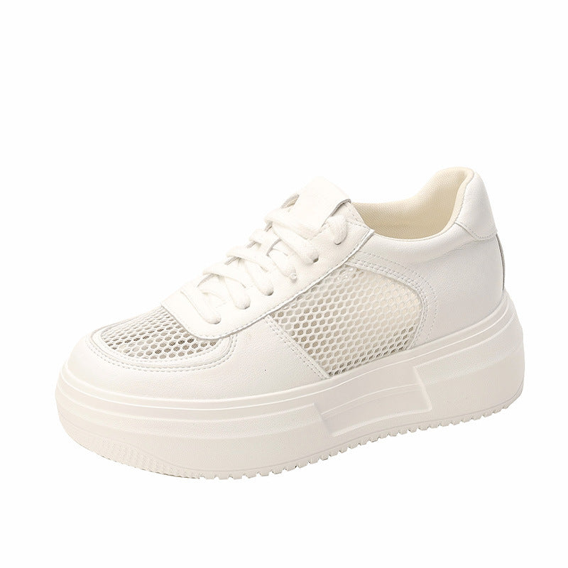 Women's Thick Bottom Hidden White Small Size Breathable Women's Casual Shoes