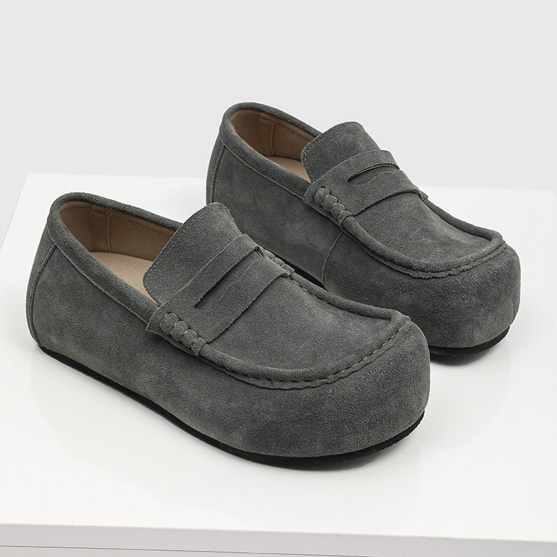 Slip-on Lazy Gray Dark Coffee Khaki Olive Loafers/doug Shoes