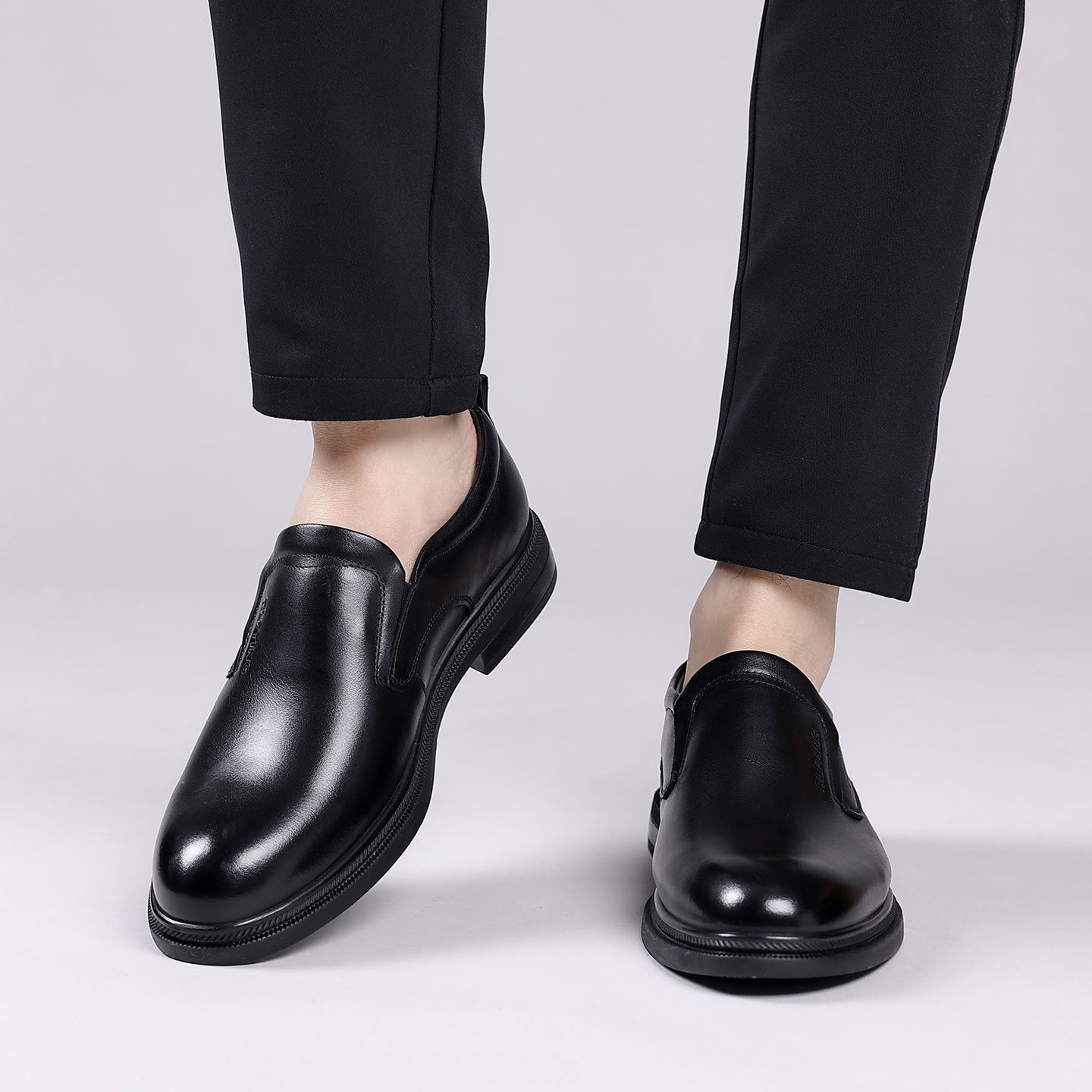 Men's Spring Formal Genuine British Breathable High-grade Derby Men's Business Leather Shoes