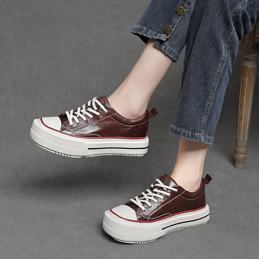Full Horse Thick Bottom Increased Soft Women's Casual Shoes