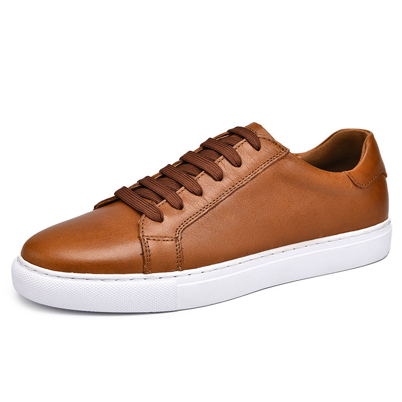 New Men's Trend Texture Low Trendy Men's Board Shoes