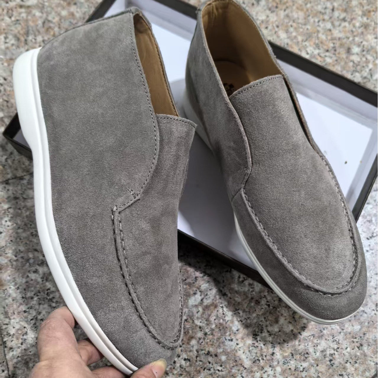 Women's High Soft Bottom Genuine Versatile Loafers