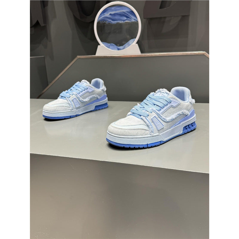 Women's & Men's Four Fashion Platform Trend Comfortable Sneakers