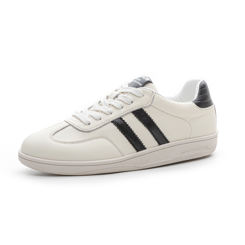 Women's & Men's Cowhide Easy Wear Four German Training Flat Women's Board Shoes