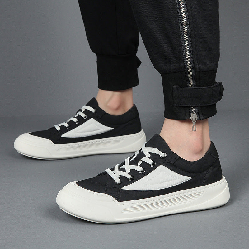 Men's Summer Versatile Breathable Cloth Platform Lightweight Men's Board Shoes