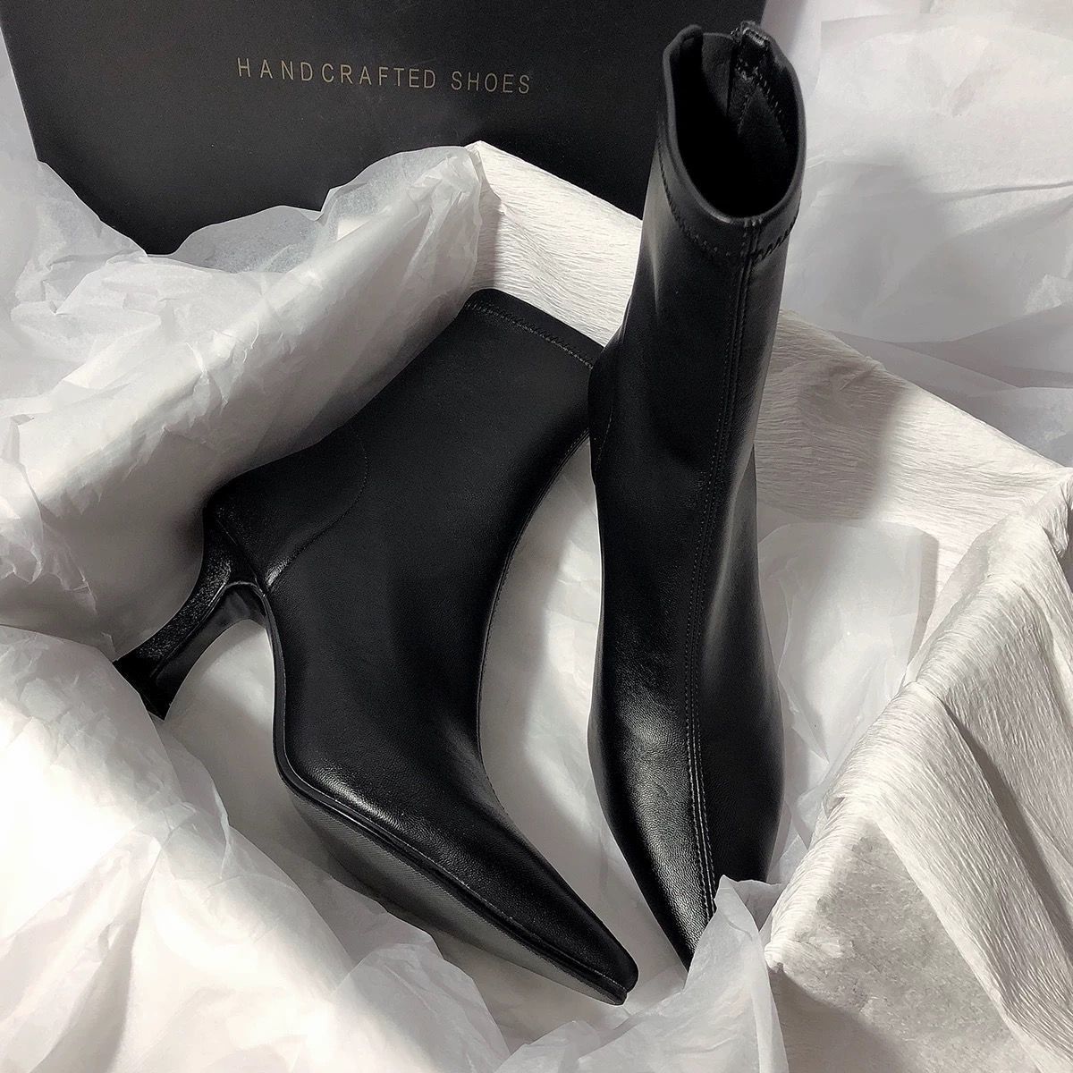 Women's Ankle Female Stiletto Short High Design Fashion Heels