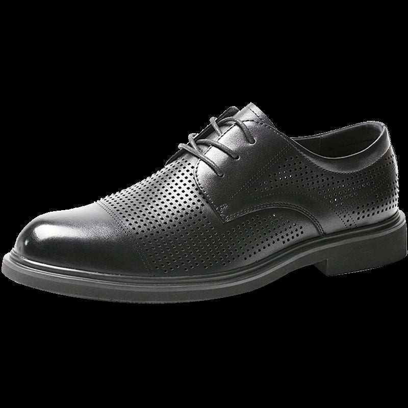 Men's Cool Tube Single Summer Business Formal Leather Shoes