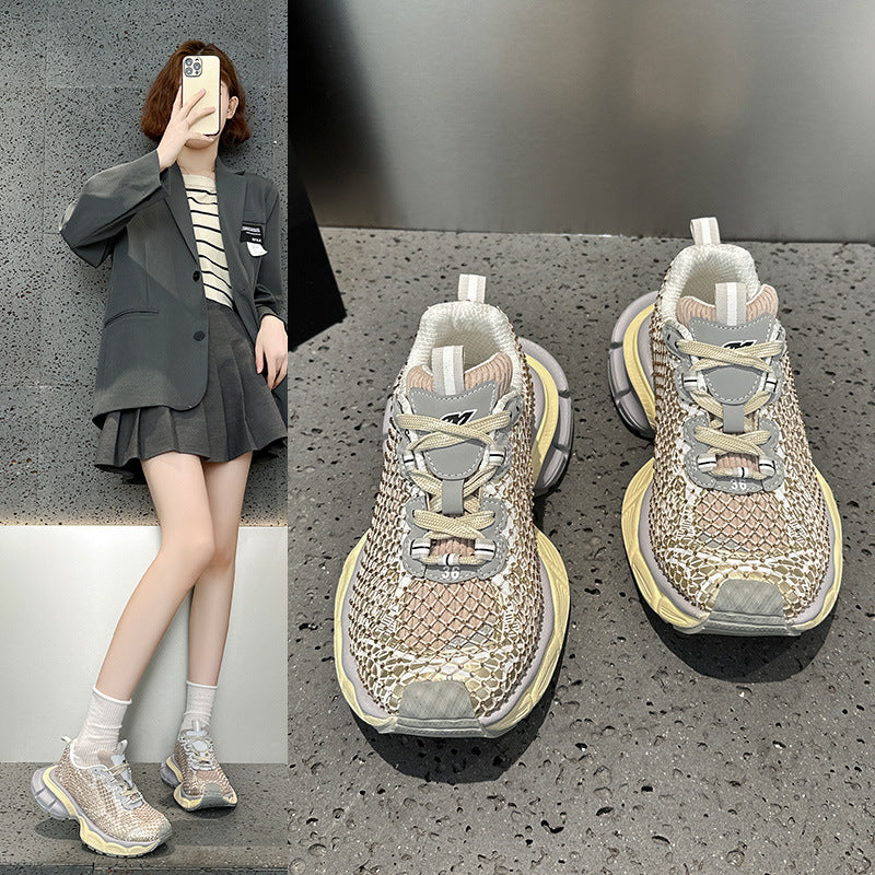 Women's Early Spring Paris Couples Fashion Platform Sneakers
