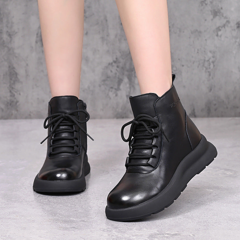 Integrated Short Thick Bottom Fleece-lined Warm First Boots