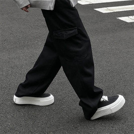 Couple Platform Versatile Breathable Skateboard Light Men's Board Shoes