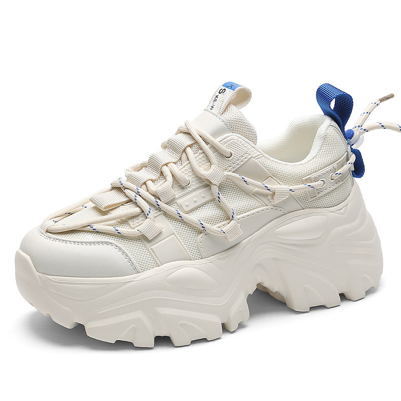 Women's Thick Bottom Heightened Daddy Show Feet Casual Shoes