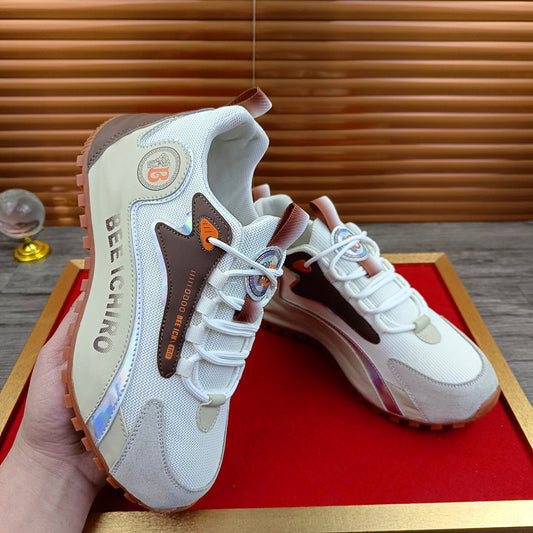 Men's Couple Bottom Sports Dad Mesh Hight Casual Shoes