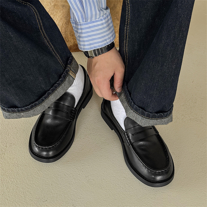 Retro Slip-on Lazy Business Commute Wide Loafers