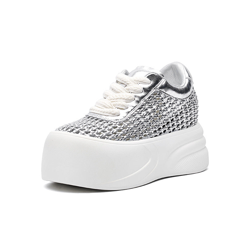 Women's Summer Mesh Breathable Platform Heightened Daddy Sandals