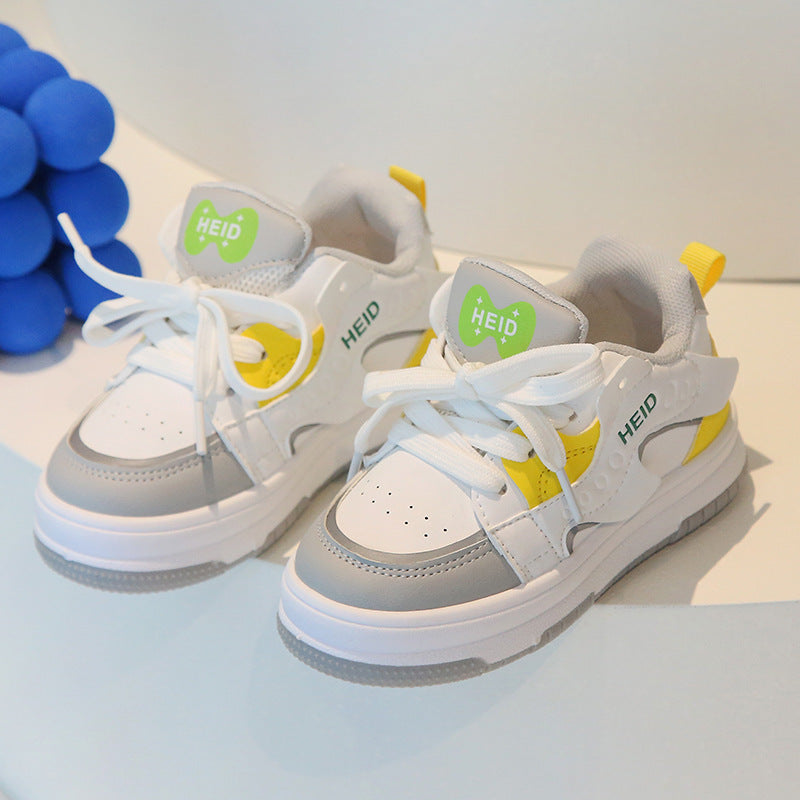 Children's Elegant Classy White For Single Kid's Sneakers