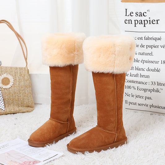 Pretty Women's New Fur Integrated Winter Boots