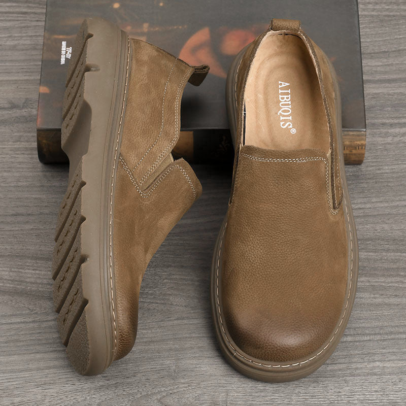 Men's Cowhide Slip-on Summer Daily Commuting Easy Men's Shoes