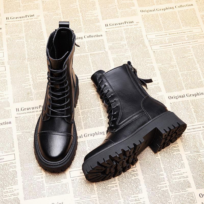 Women's Thick Bottom Height Increasing Insole Small Martin For Thick-soled British Boots