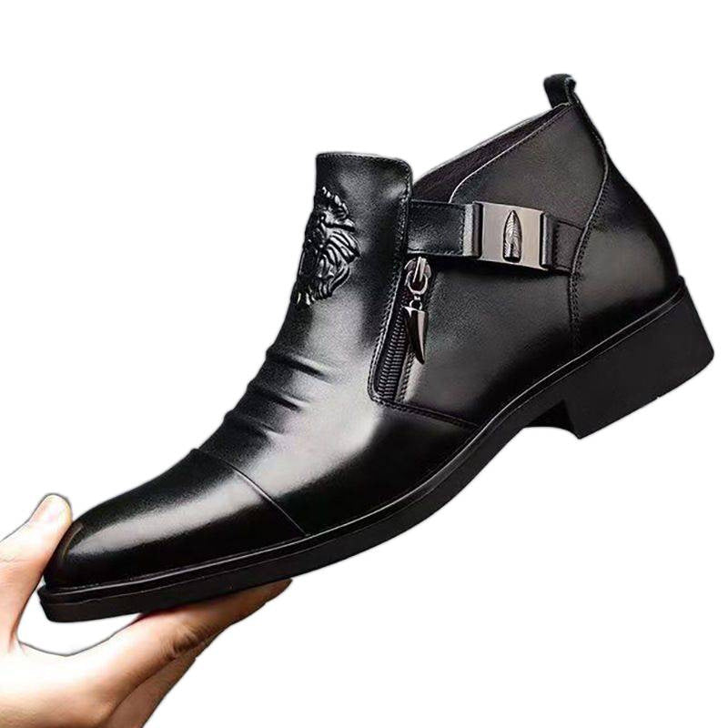Versatile Men's Formal Wear Handmade Martin Men's Business Leather Shoes