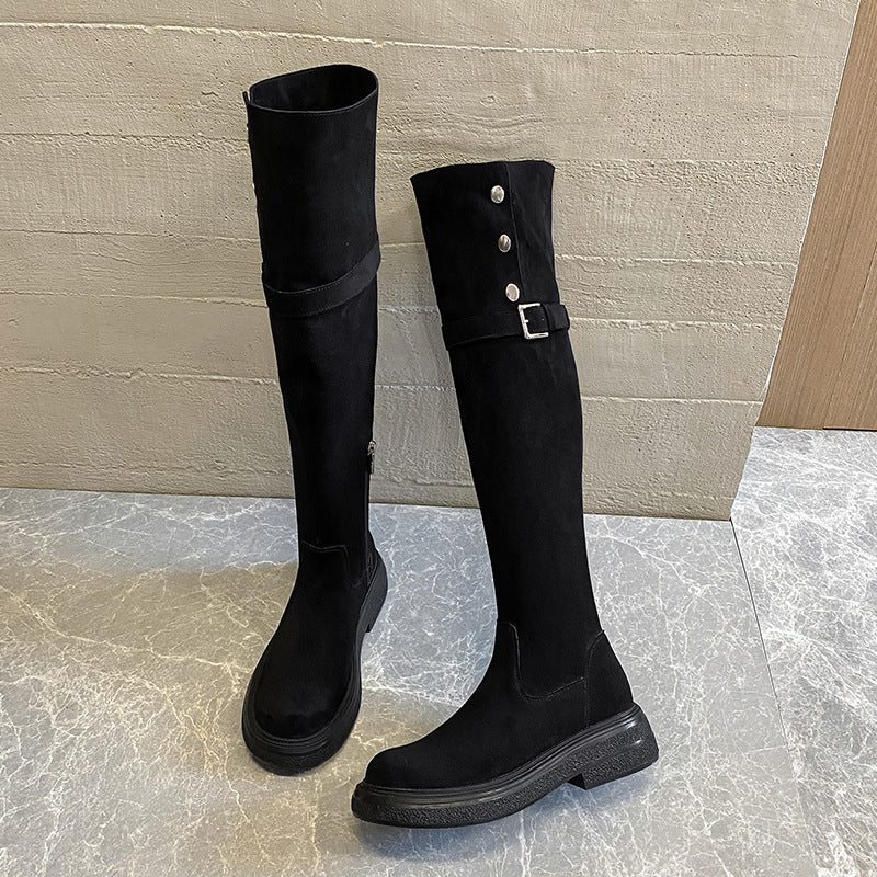 Women's Over The Knee Knight Thick Bottom Boots